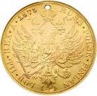 GOLD Coinage in the name of Alexander II. 4 Ducat 1875 SKo. - 2