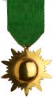 Iran. Ghajar/Pahlavi order of Science and Art Knight badge in Gold - 2