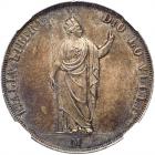 Italian States: Lombardy. 5 Lire, 1848-M NGC MS63