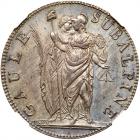 Italian States: Piedmont. 5 Francs, L'AN 10 (1801) NGC MS62