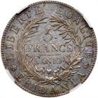 Italian States: Piedmont. 5 Francs, L'AN 10 (1801) NGC MS62 - 2