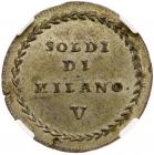 Italian States: Mantua. V (5) Soldi, VII (1799) NGC MS62 - 2