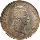 Italian States: Tuscany. Francescone (10 Paoli), 1793 NGC MS63