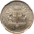 Italian States: Genoa. 4 Lira, 1796 NGC MS62