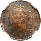 Spain. Peseta, 1896 (96)-PGV NGC MS64 - 2