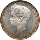 Spain. 5 Pesetas, 1898(98) SGV NGC MS64