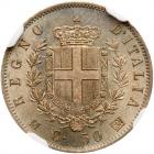 Italy. 50 Centesimi, 1863-M BN NGC MS64 - 2