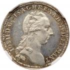 Italian States: Milan. Silver Striking of gold Zecchino, 1781 NGC MS63 PL