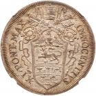 Italian States: Papal/Roman States. Testone, ND (1684-1686) NGC MS65