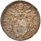 Italian States: Papal/Roman States. Testone, 1733 NGC MS65