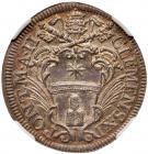 Italian States: Papal/Roman States. Giulio, 1702 NGC MS66