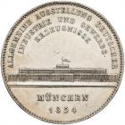 German States: Bavaria. 2 Taler, 1854 EF Details - 2