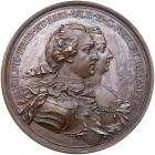 Sweden. Royal Couple Visit to The Falun Mines Bronze Medal, 1755 EF