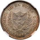 Colombia. 2 Reales, 1848 (Bogota) NGC MS63