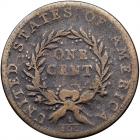 1793 S-6 R3 Wreath Cent, Vine & Bars Edge <B>PCGS Genuine VG Details Cleaned</B> - 2