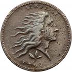 1793 S-7 R6- Wreath Cent, Vine & Bars Edge <B>PCGS Genuine VF Details Tooled</B>