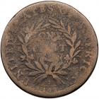 1793 S-8 R3- Wreath Cent, Vine & Bars Edge <B>PCGS Genuine Good Details Planchet Flaw</B> - 2