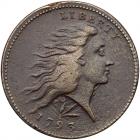 1793 S-11c R3- Wreath Cent with Lettered <B>Edge PCGS Genuine VF Details Cleaned</B>