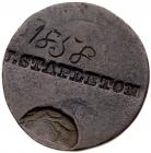 1793 S-5 R4 Wreath Cent Counterstamped "J. STAPLETON" Basal State-1