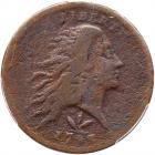 1793 S-8 R3 Wreath Cent, Vine & Bars Edge PCGS Genuine VG Details Tooled