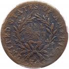 1793 S-8 R3 Wreath Cent, Vine & Bars Edge PCGS Genuine, Fine Details Environmental Damage - 2