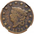 1822 N-14 R7 NGC VG Details, Damaged & Corroded