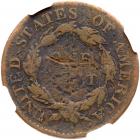 1822 N-14 R7 NGC VG Details, Damaged & Corroded - 2