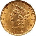 1904-O $10 Liberty NGC MS62