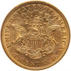 1873-S $20 Liberty. Closed 3 PCGS AU53 - 2