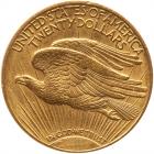 1909/8 $20 St. Gaudens ANACS AU58 - 2