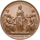 1876 Danish International Exhibition Medal, Philadelphia, PA, Baker-426A - 2