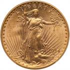 1914-S $20 St. Gaudens PCGS MS64