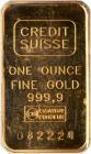 Credit Suisse 1 oz gold bar