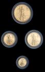 1991 4-piece American Gold Eagle Proof Set