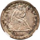 1845 Liberty Seated 25C NGC VF30