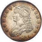 1824 Bust 50C PCGS AU58