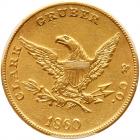 1860 Clark, Gruber & Co. (Denver, Colorado) $10 Gold - 2