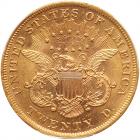 1873 $20 Liberty. Open 3 PCGS MS62 - 2