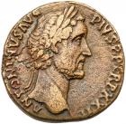 Antoninus Pius. AE Sestertius (26.07 g), AD 138-161 VF