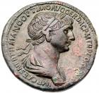 Trajan. AE Sestertius (28.06 g), AD 98-117 VF