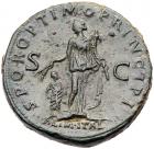 Trajan. AE Sestertius (28.39 g), AD 98-117 VF - 2