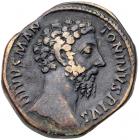 Divus Marcus Aurelius. AE As (26.70 g), died AD 180 VF