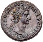 Nerva. AE Sestertius (26.19 g), AD 96-98 VF