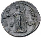 Diva Faustina I. AE As (15.08 g), died AD 140/1 Choice VF - 2