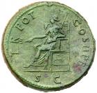 Trajan. AE Sestertius (26.35 g), AD 98-117 Choice VF - 2