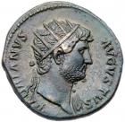 Hadrian. AE Dupondius (13.08 g), AD 117-138 Choice VF