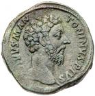 Divus Marcus Aurelius. AE Sestertius (28.36 g), died AD 180 VF