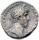 Lucius Verus. AE Sestertius (19.90 g), AD 161-169 VF