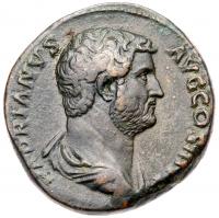 Hadrian. Ã Sestertius (24.71 g), AD 117-138 VF