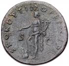 Trajan. AE Sestertius (24.01 g), AD 98-117 About VF - 2